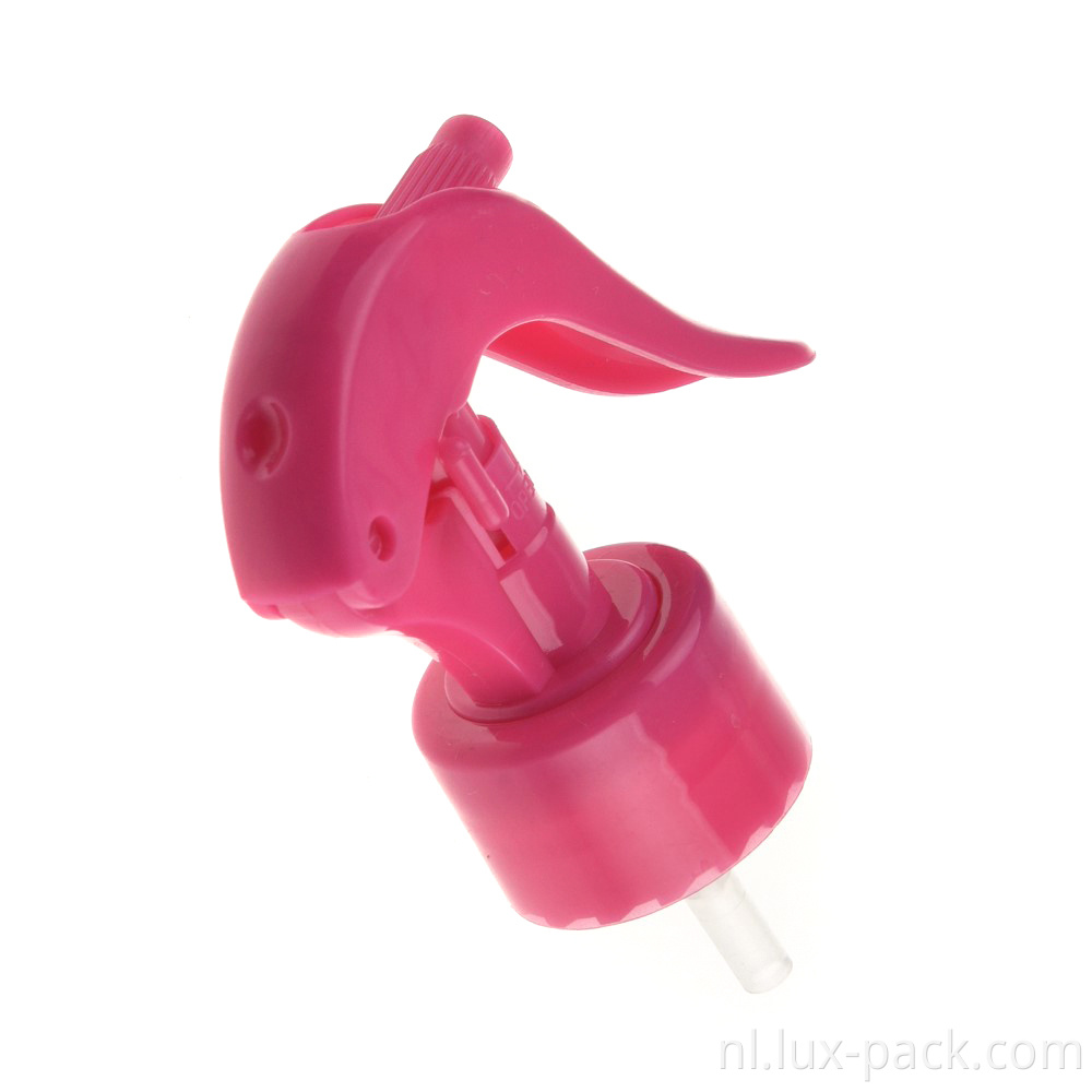 Hoge viscositeit fijne mist sproeieruinpomp spuiter groothandel witte trigger spuiter mini trigger